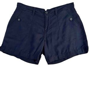 Calvin Klein Jeans Lightweight Navy Linen Shorts Size 6